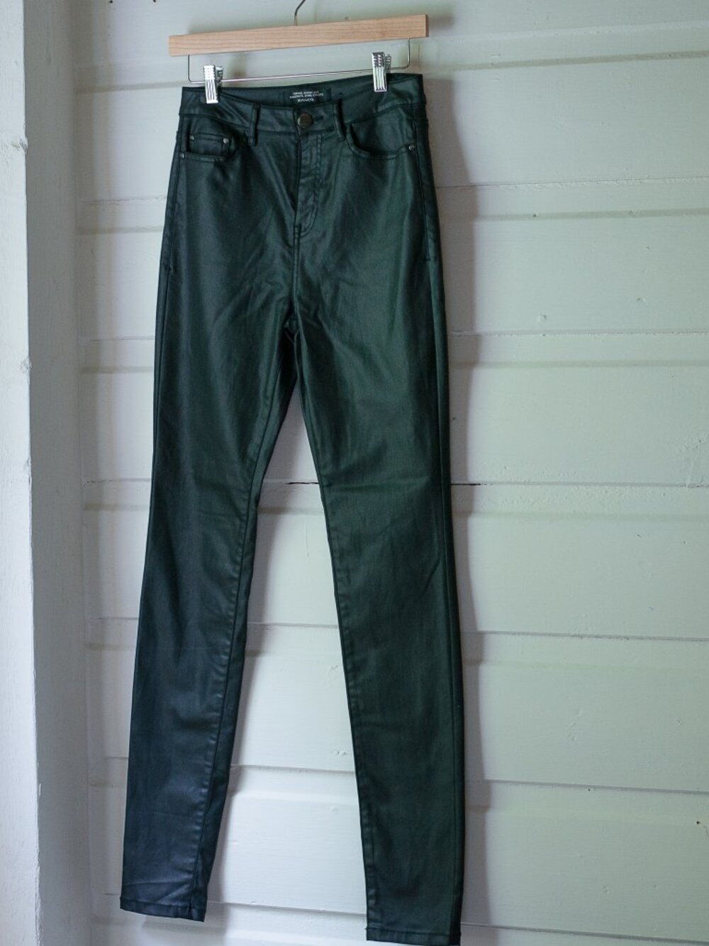 RW&CO High-Rise Skinny Leg Pants Black Size 27